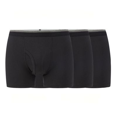The Collection Pack of three black keyhole trunks